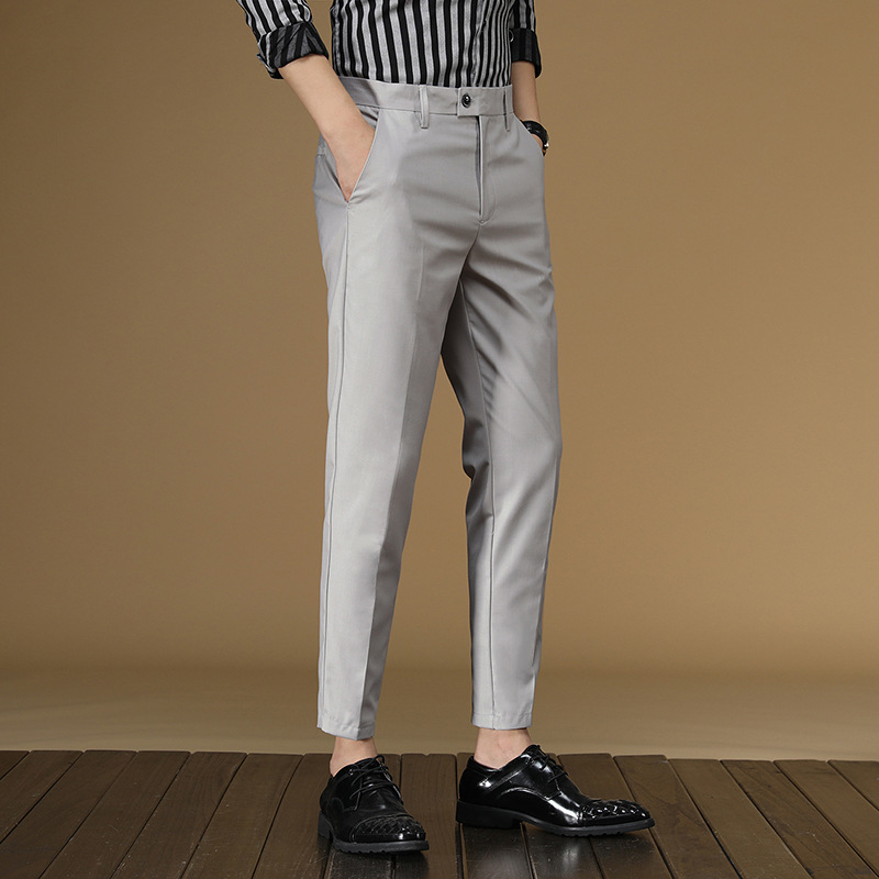 Men Formal Wear Red - Summer Suit Pants Men Red Black