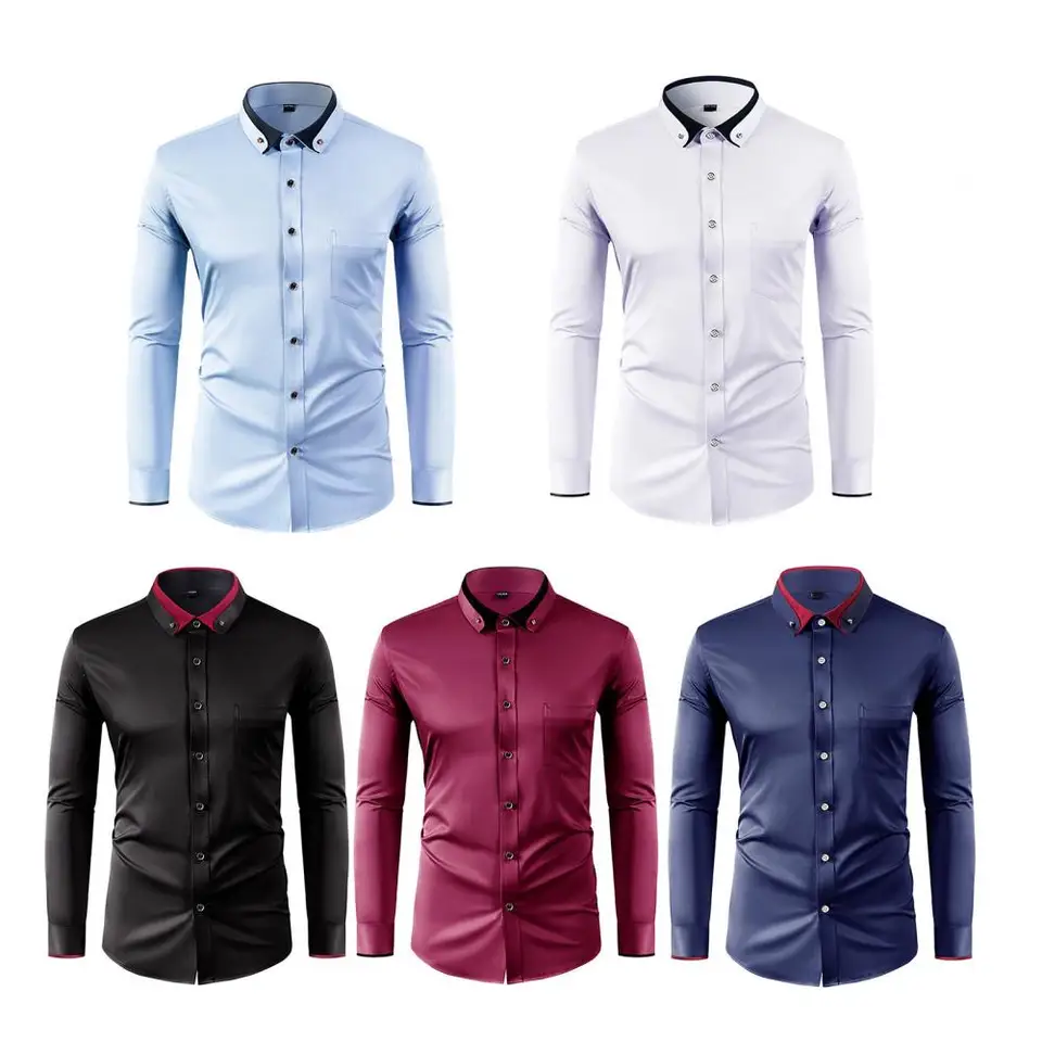 Men Formal Party Wear Shirt - New Men's Fashion Pure Shirt Casual