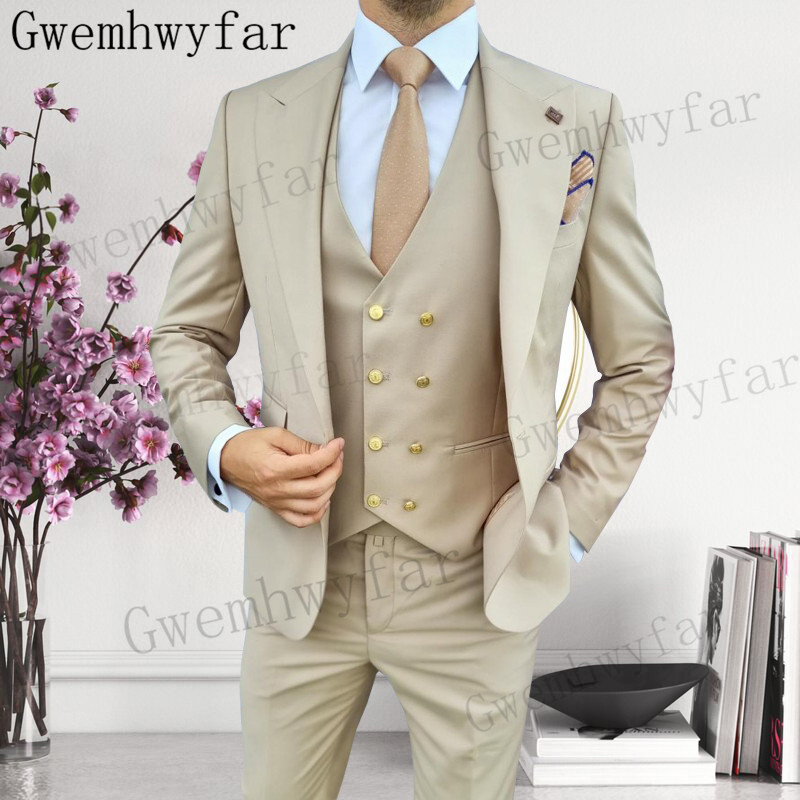 Gwenhwyfar Groomsmen Peaked La - огляд і ціна Formal Men Party Wear Jacket