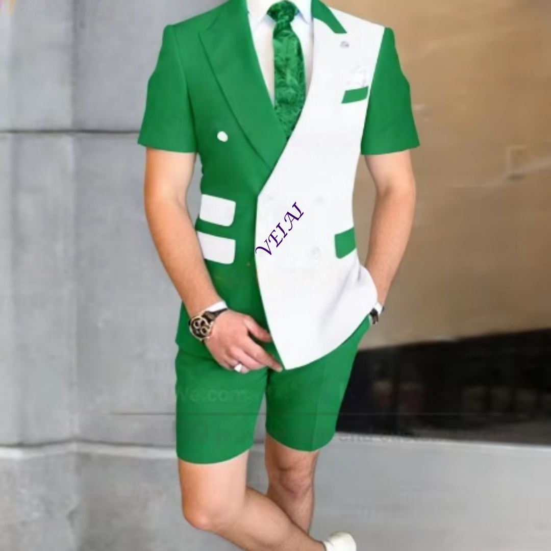 Summer Men's 2-Piece Casual Su - огляд і ціна Formal Men Party Wear Jacket