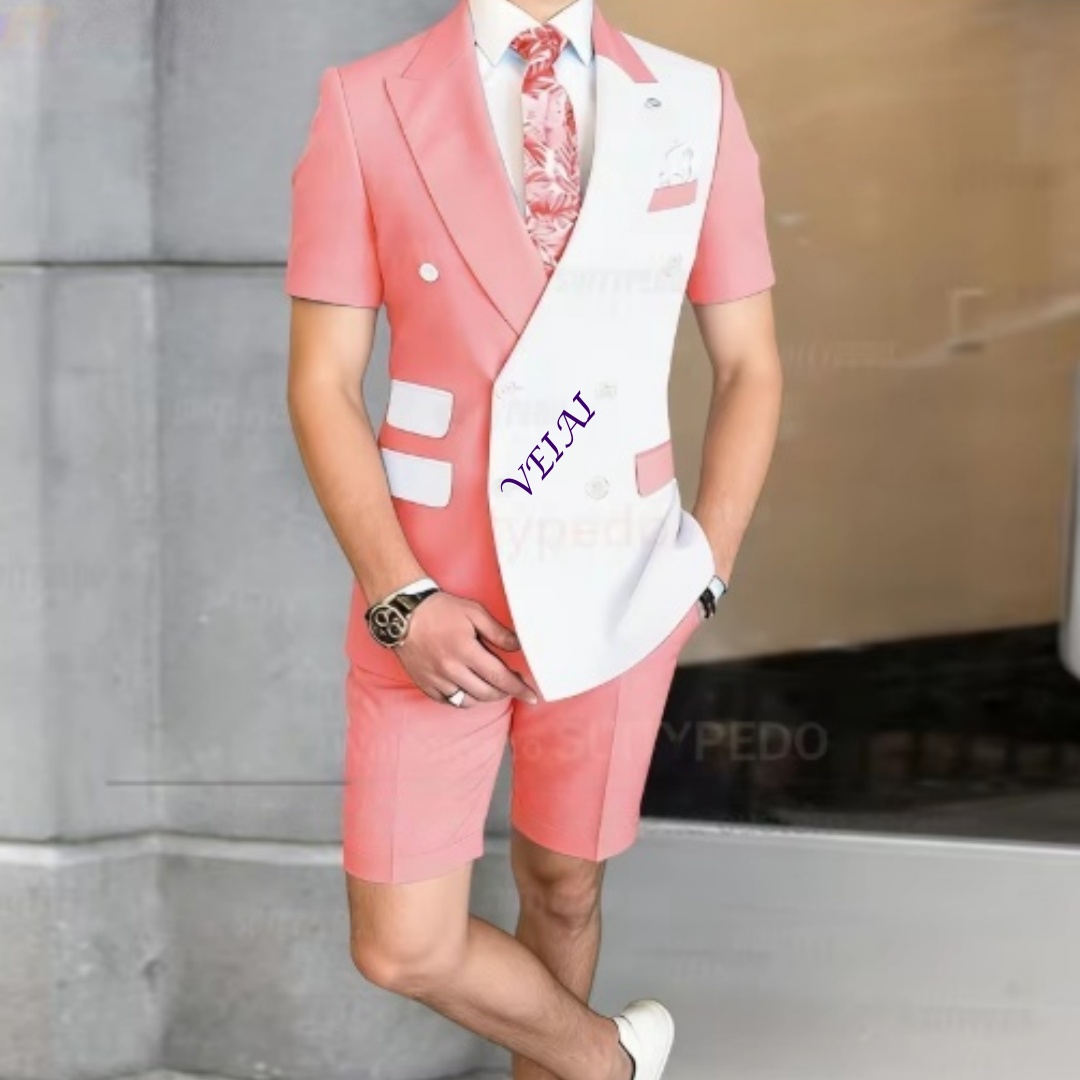 Summer Men's 2-Piece Casual Su - огляд і ціна Formal Men Party Wear Jacket