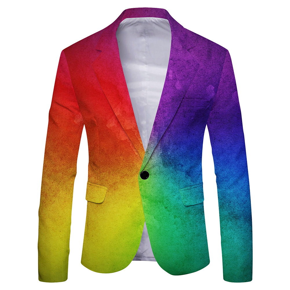 Men\'s Fashionable Printed Bla - огляд і ціна Mens Formal Look