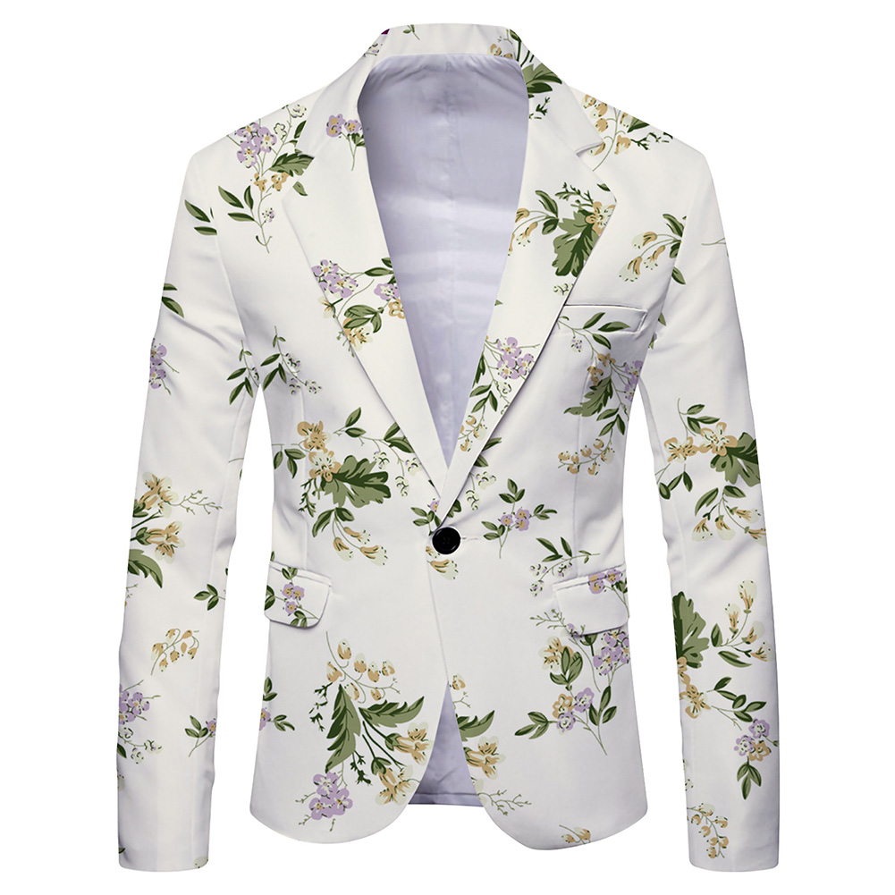 Men\'s Fashionable Printed Bla - огляд і ціна Mens Formal Look