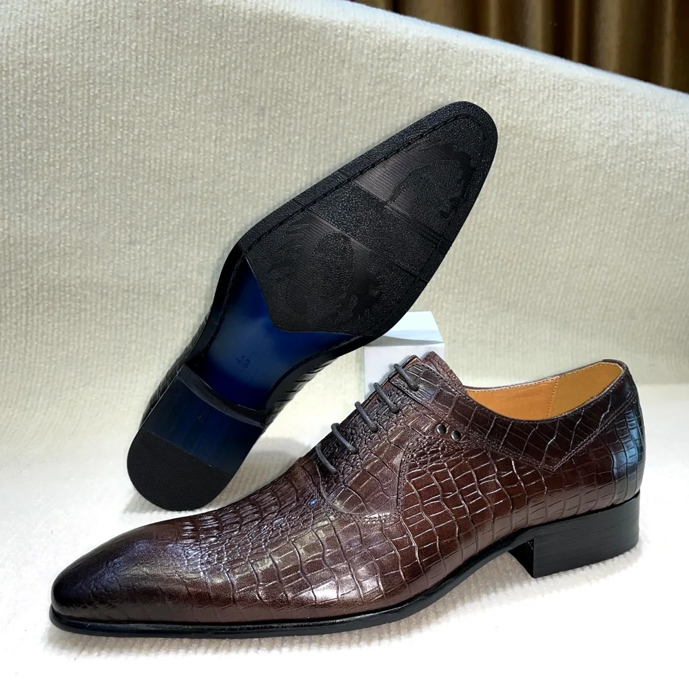 Italian Luxury Men's Pointed T - огляд і ціна Men'S Formal Office Wear Shoes