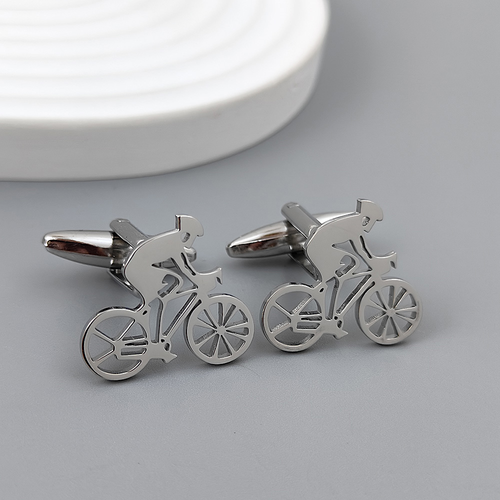 Bicycle racer gold-plated cuff - огляд і ціна Men Formal Wear With Tie
