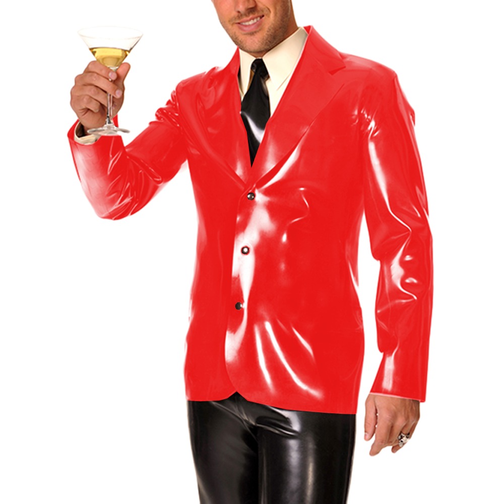 Men's Long Sleeve Vinyl PVC Le - огляд і ціна Mens Formal Look