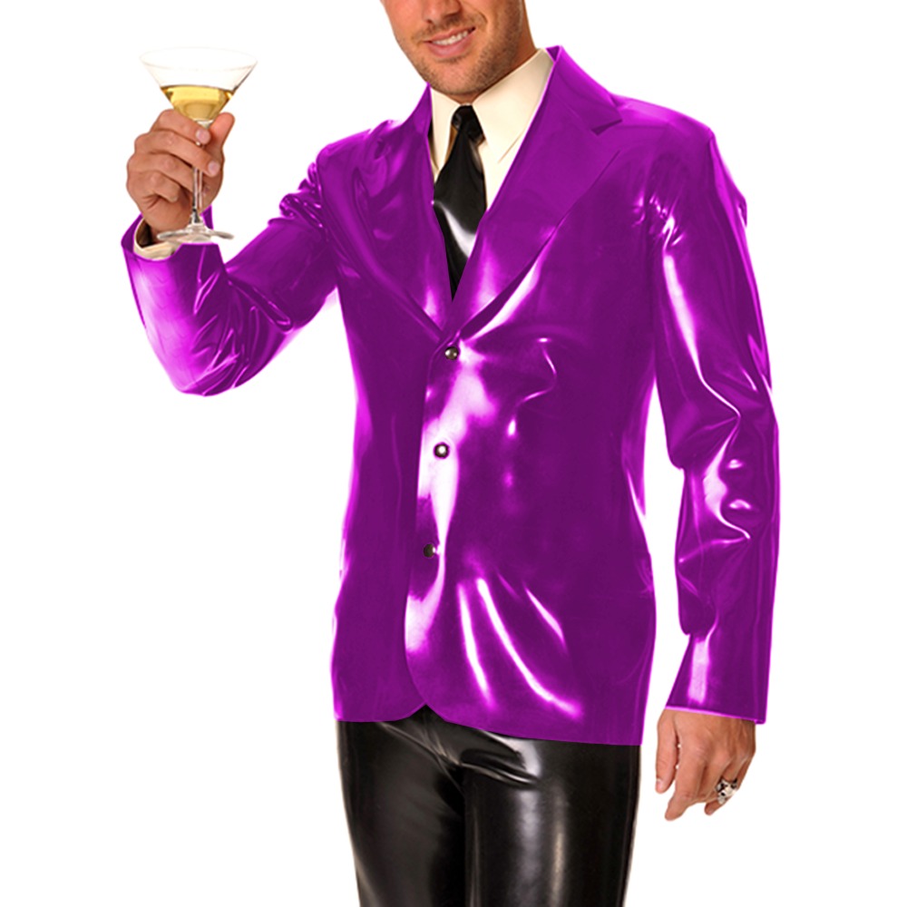 Men's Long Sleeve Vinyl PVC Le - огляд і ціна Mens Formal Look