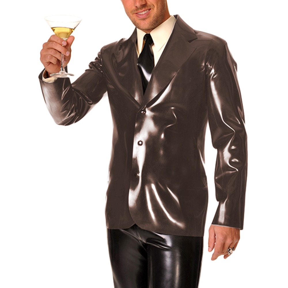 Men's Long Sleeve Vinyl PVC Le - огляд і ціна Mens Formal Look