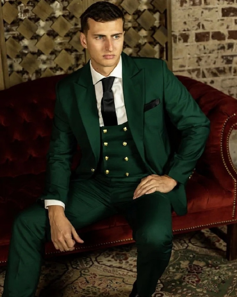 Green Classic Men Suits Formal - огляд і ціна Men Formal Wear Green