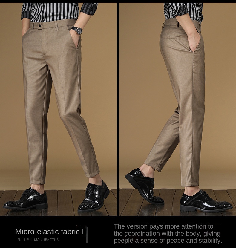 Summer Suit Pants Men Red Blac - огляд і ціна Men Formal Wear Red