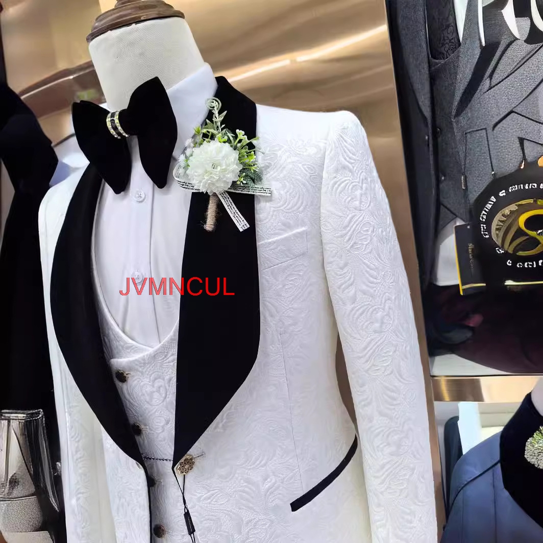 Men's 3 Piece Suit Slim Fit We - огляд і ціна Men Formal Party Wear Outfit
