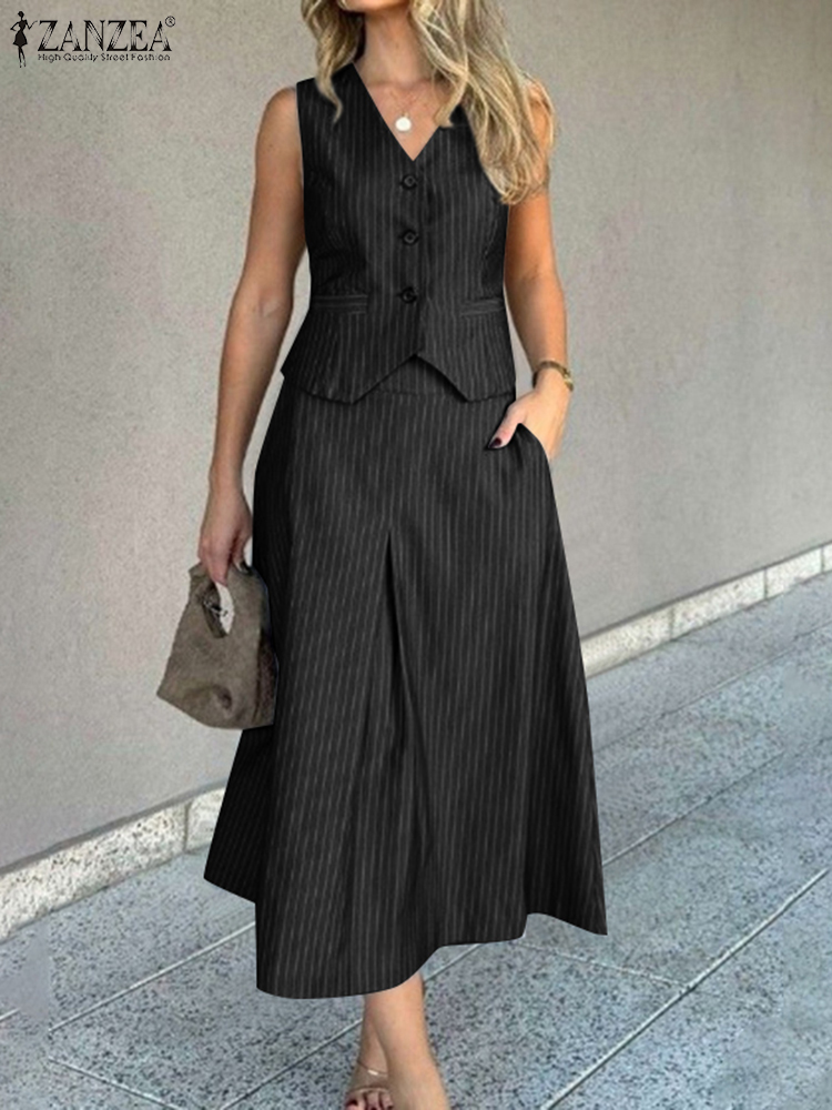 ZANZEA Office Women 2 Piece Se - огляд і ціна Men Formal Wear Vest