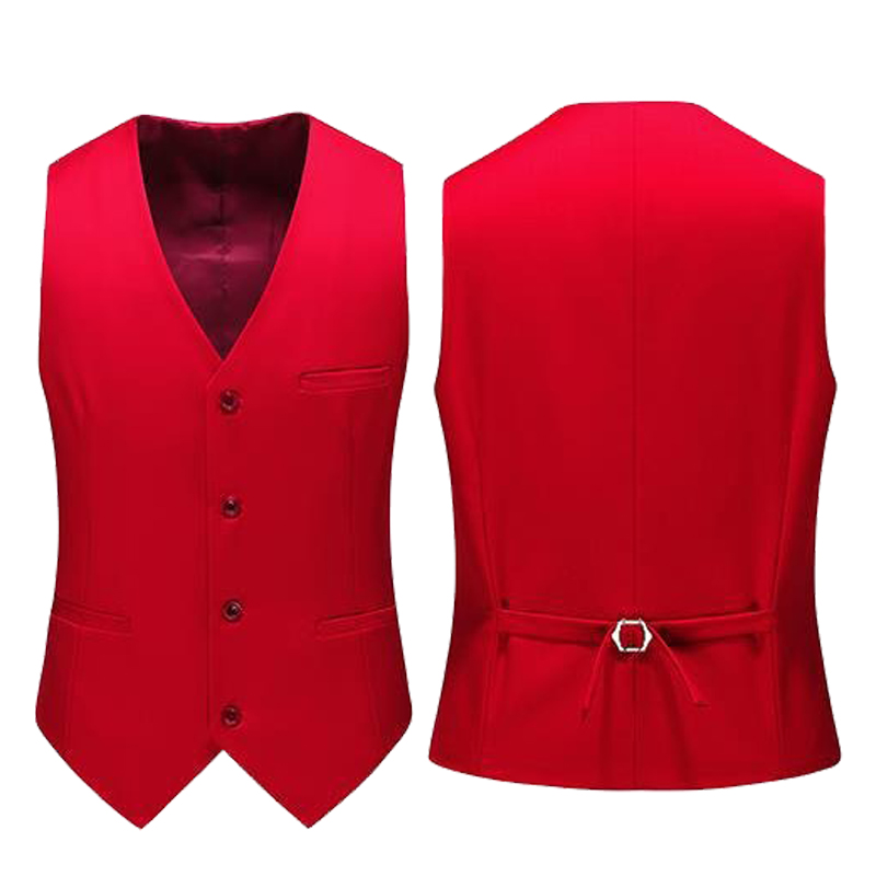 19 Colors Men Vest Solid Color - огляд і ціна Men Formal Wear Vest