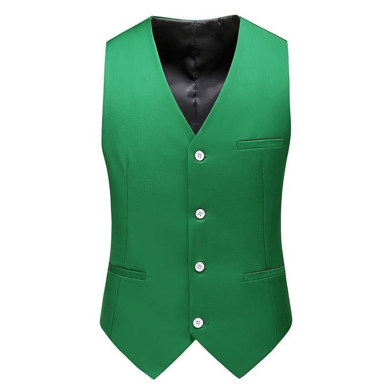 19 Colors Men Vest Solid Color - огляд і ціна Men Formal Wear Vest