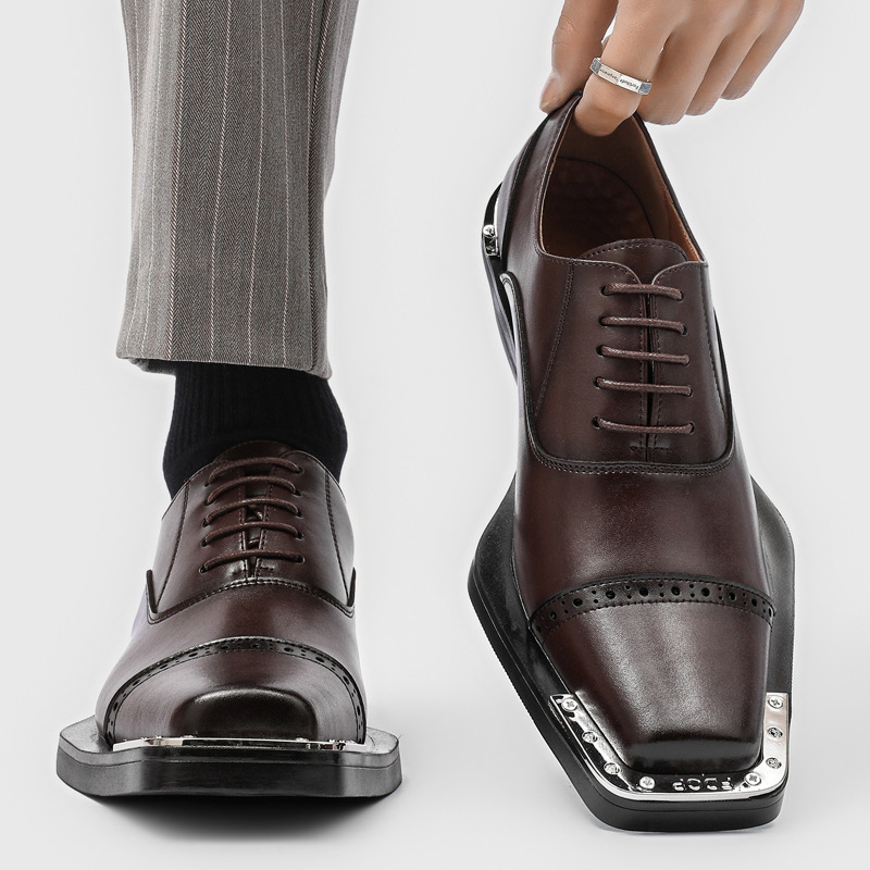 Men's leather shoes - British  - огляд і ціна Mens Formal Look