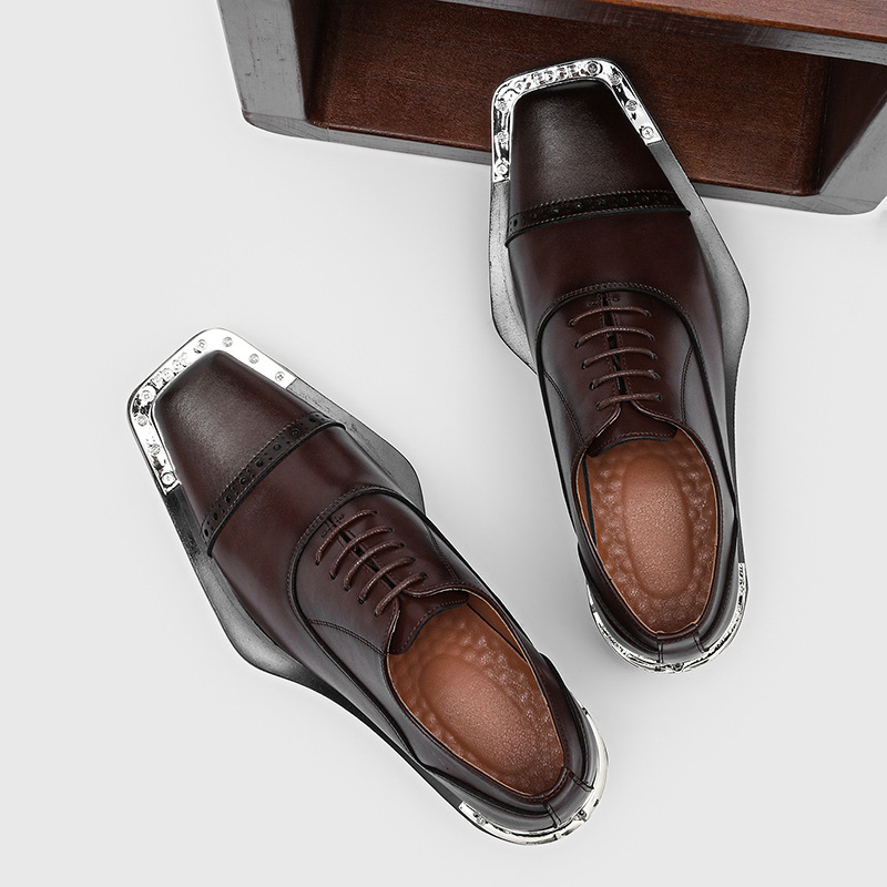 Men's leather shoes - British  - огляд і ціна Mens Formal Look