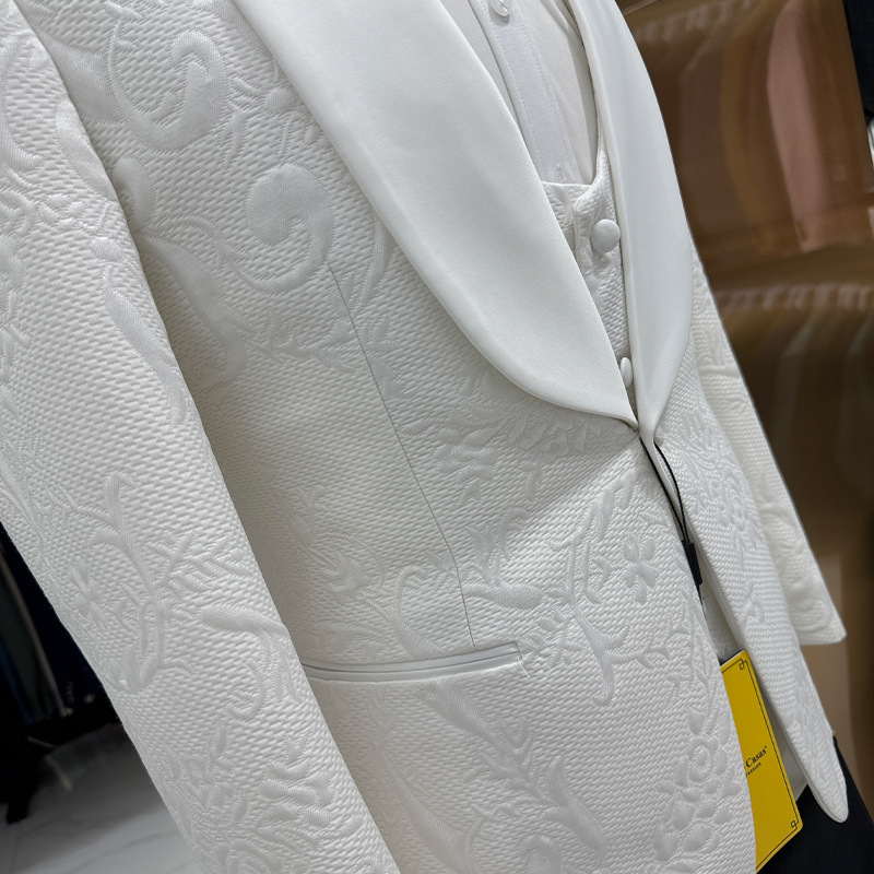 Men Wedding Suit White 3 Piece - огляд і ціна Formal Men Party Wear Jacket