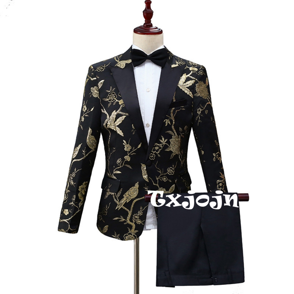 2026 New Exquisite Jacquard Su - огляд і ціна Men Formal Party Wear Outfit