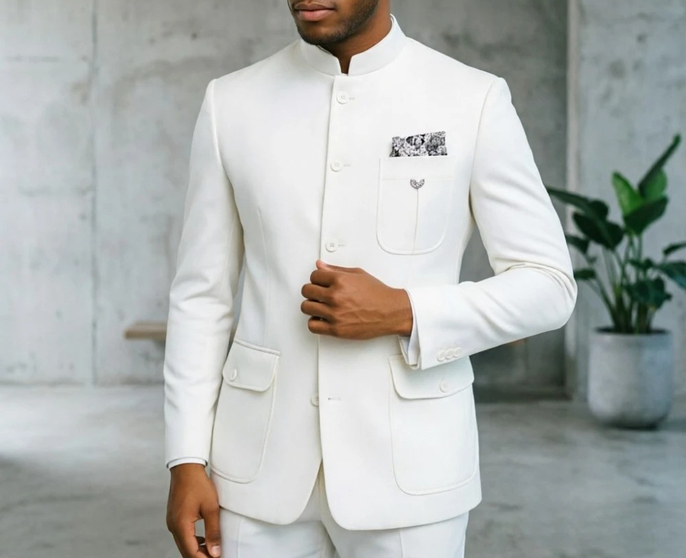 Safari Men Suits Men Premium L - огляд і ціна Men Formal Wear Green