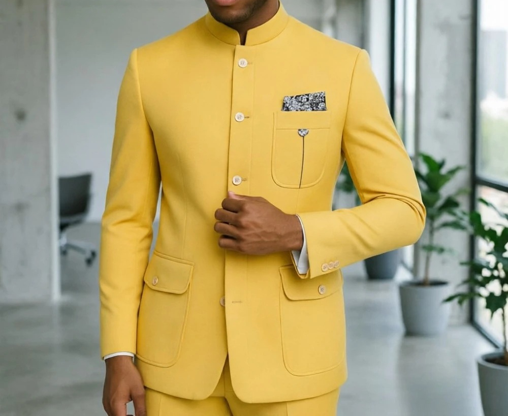Safari Men Suits Men Premium L - огляд і ціна Men Formal Wear Green