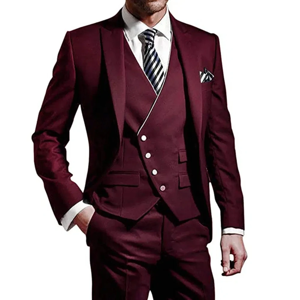Men Suit  Army Green 3 Piece G - огляд і ціна Men Formal Wear Green
