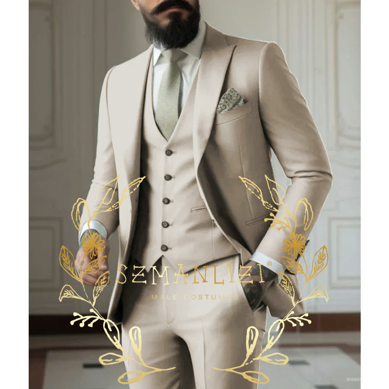 Light green Suits Men Suits 3  - огляд і ціна Men Formal Wear Green