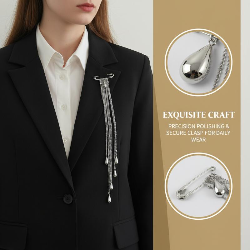 Elegant Water Droplet-tassel B - огляд і ціна Mens Formal Look