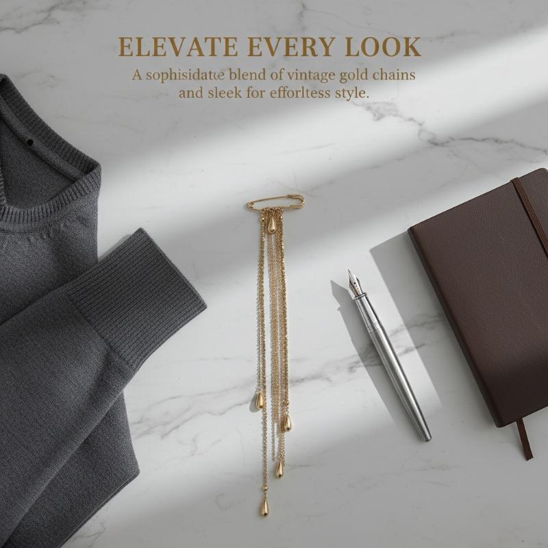 Elegant Water Droplet-tassel B - огляд і ціна Mens Formal Look