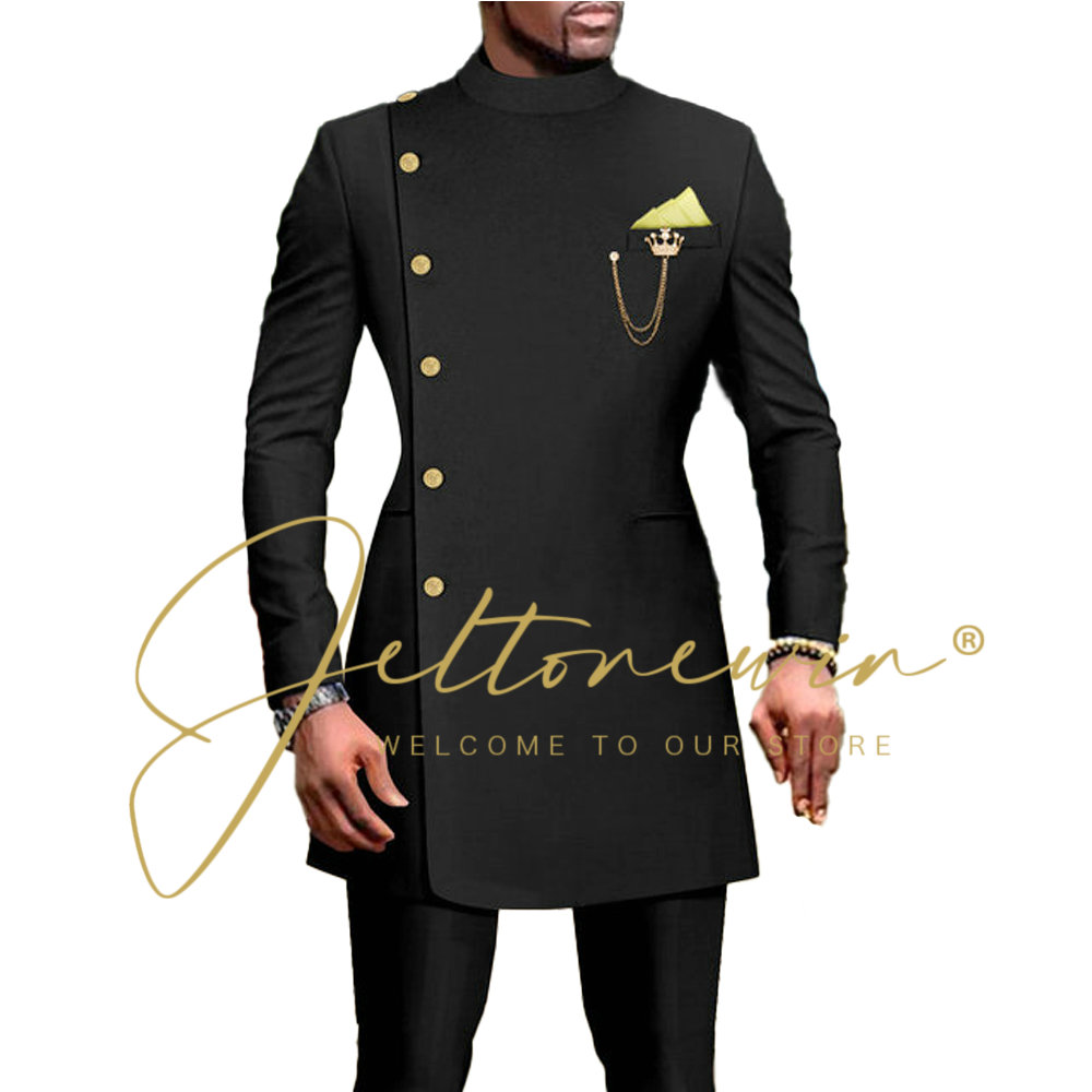 Dark Green Suit For Men Double - огляд і ціна Men Formal Wear Green