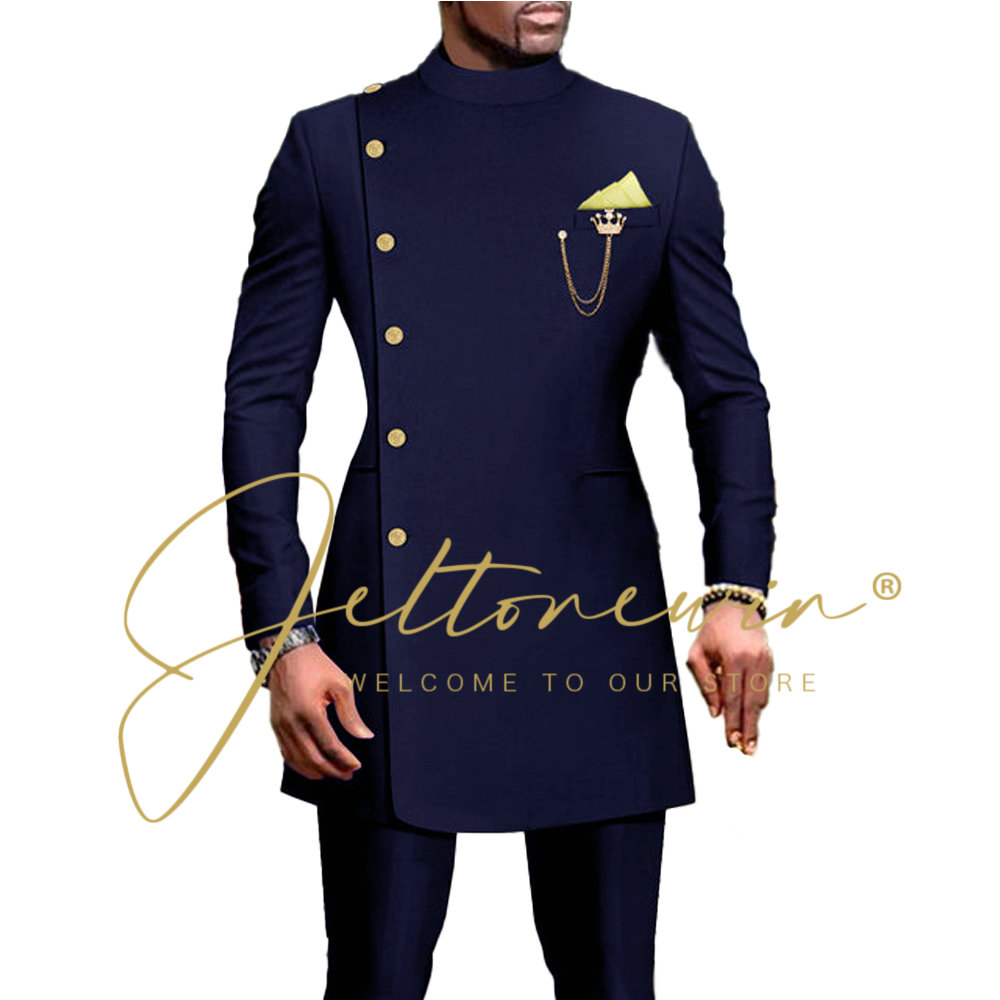 Dark Green Suit For Men Double - огляд і ціна Men Formal Wear Green