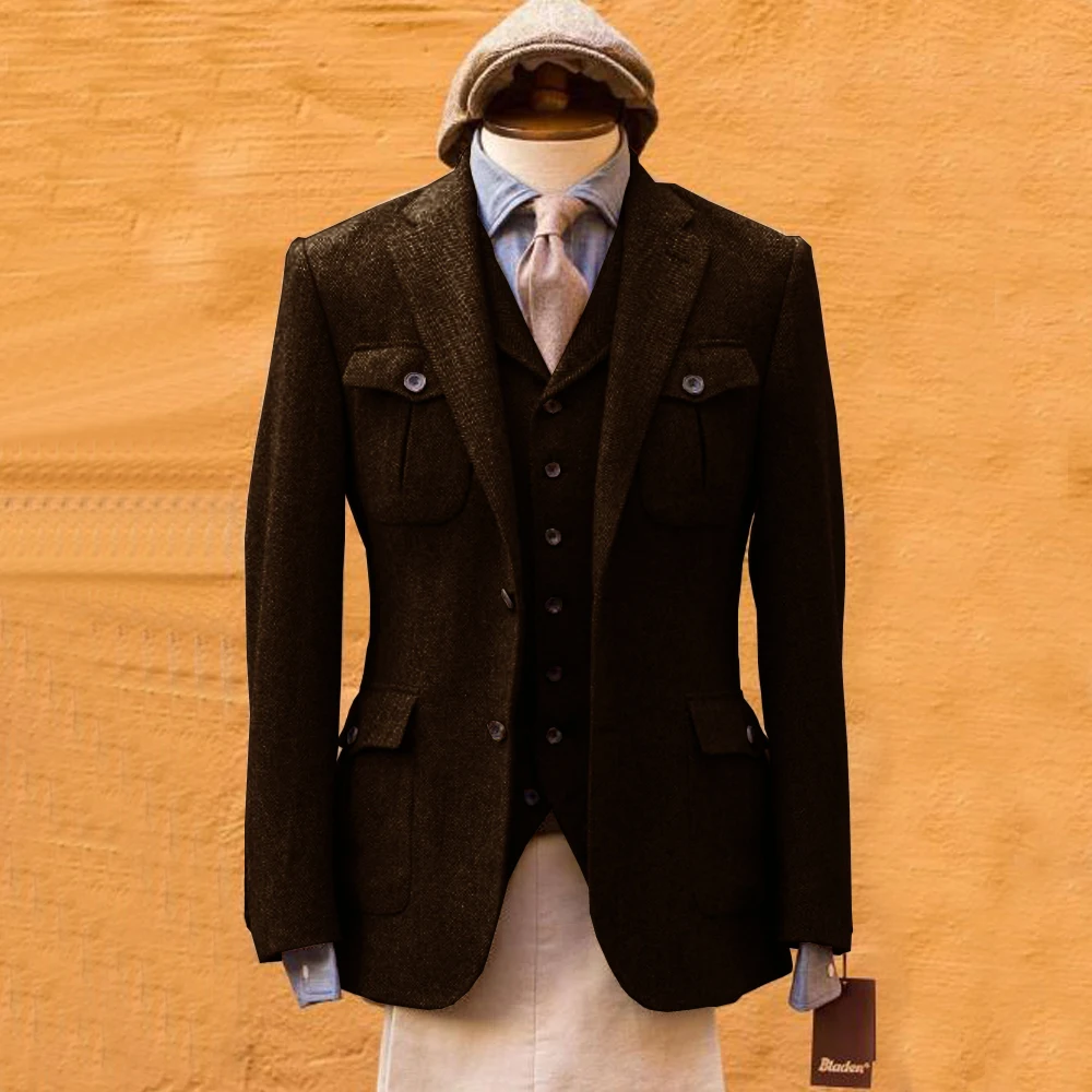 Men's Suit Herringbone Formal  - огляд і ціна Mens Formal Look