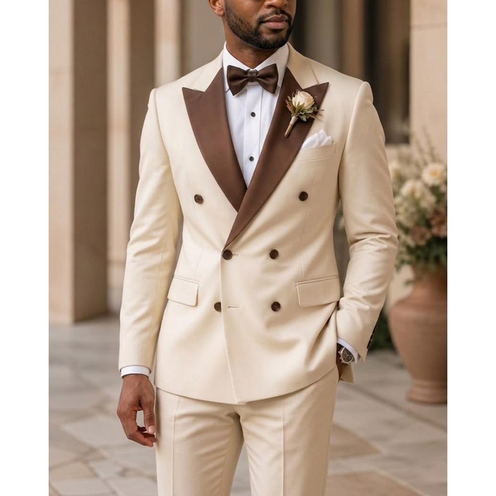 Men Double Breasted Tuxedo Sui - огляд і ціна Men Formal Party Wear Outfit