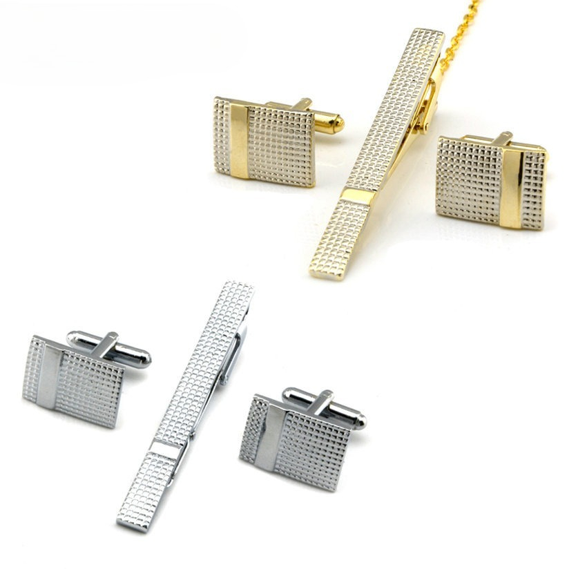 A Set Men's Tie Clip Cufflinks - огляд і ціна Mens Formal Look